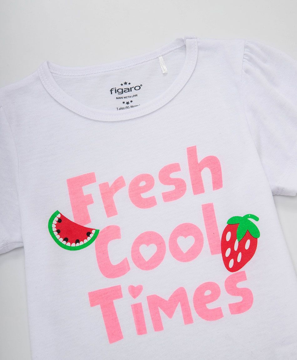 Remera beb&eacute; frutillas