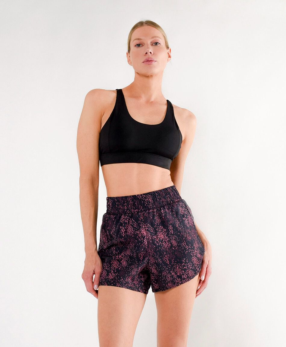Short deportivo mujer print