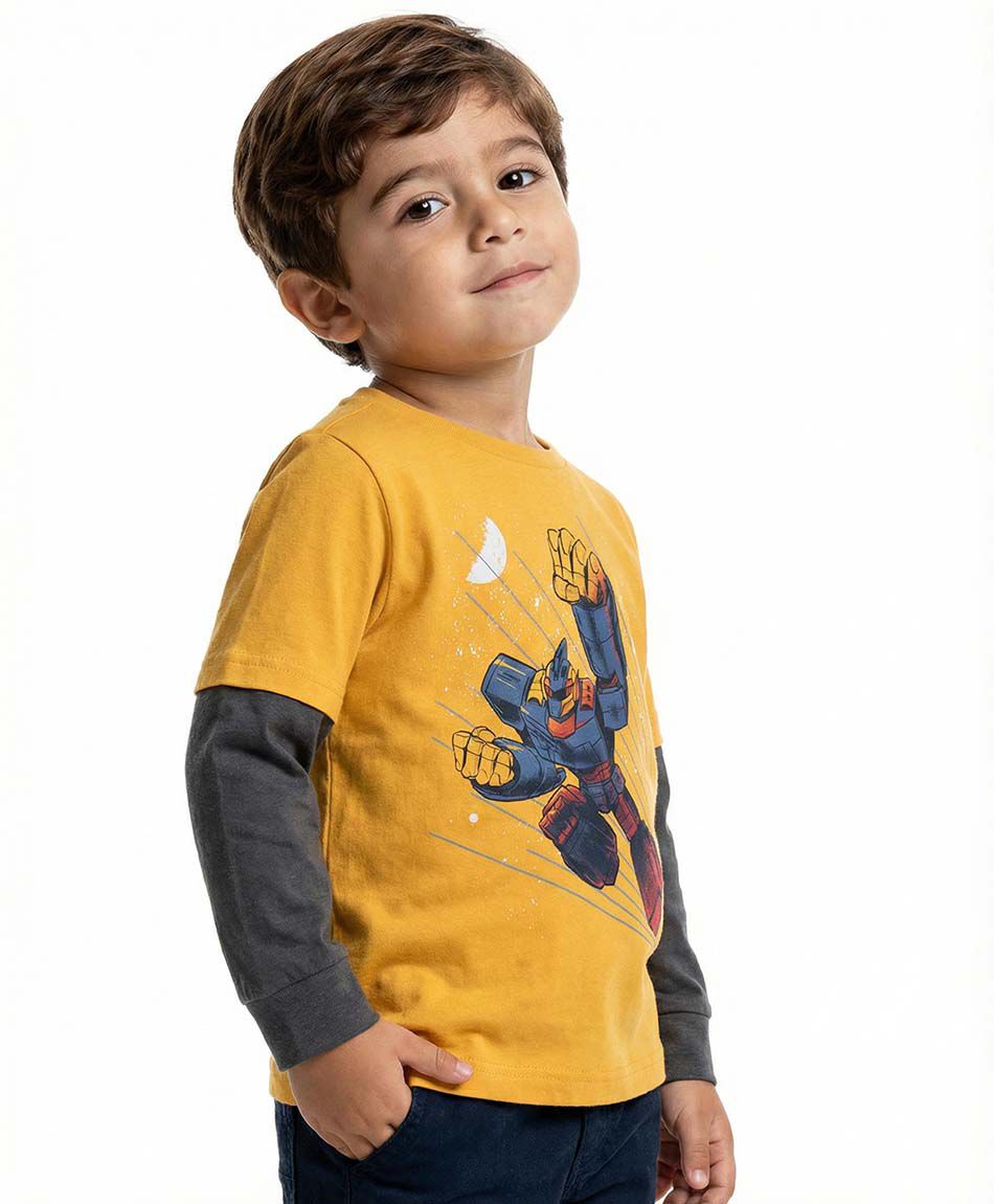 Remera beb&eacute; estampado super hero