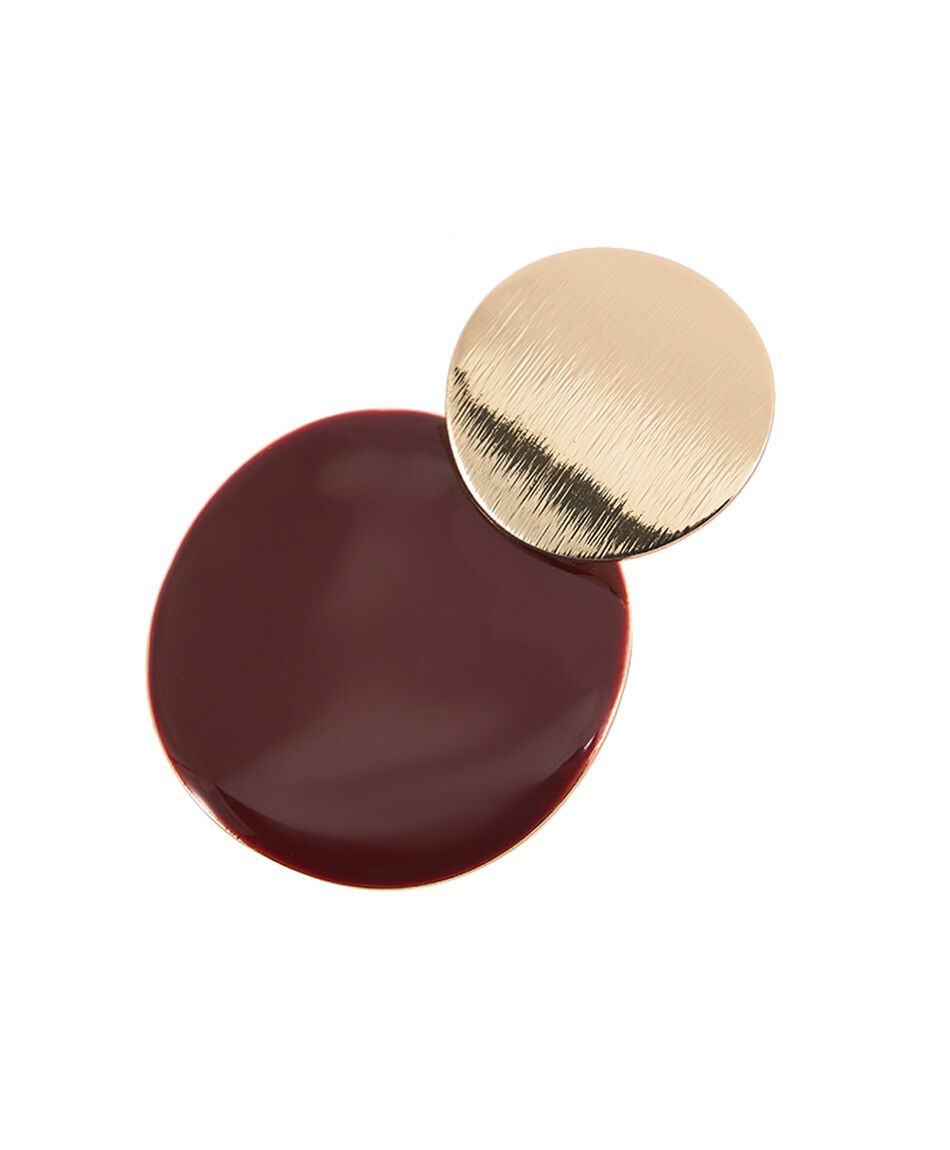 Aros mujer circulo gold