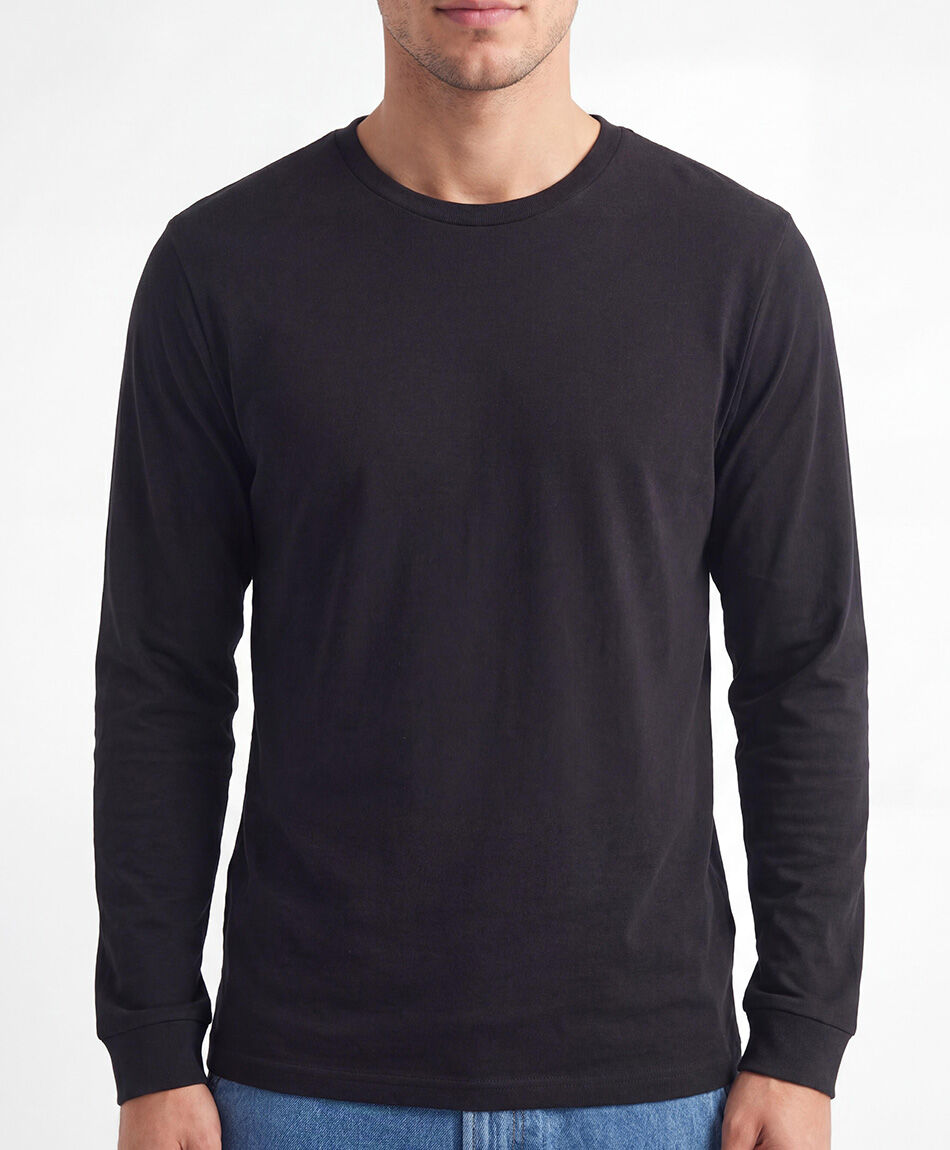 Remera hombre manga larga b&aacute;sica