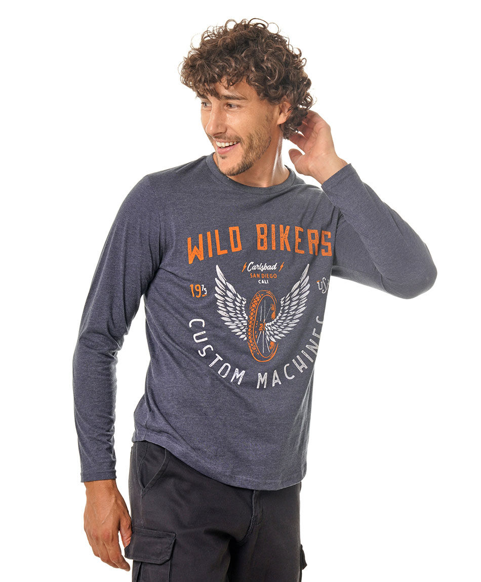 Polera estampada