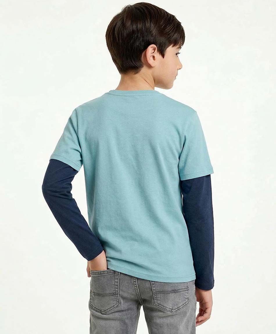 Remera ni&ntilde;o estampado ram&eacute;n