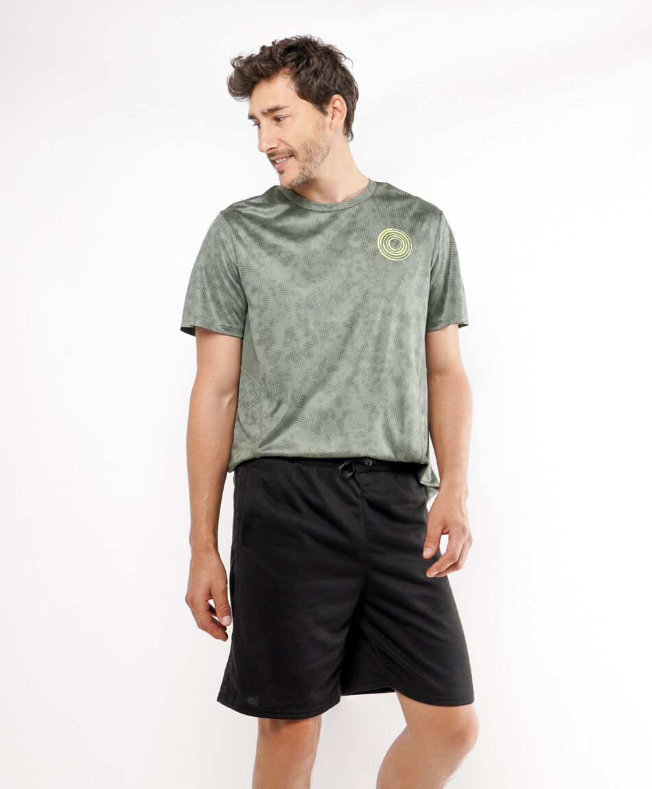 Short deportivo hombre black