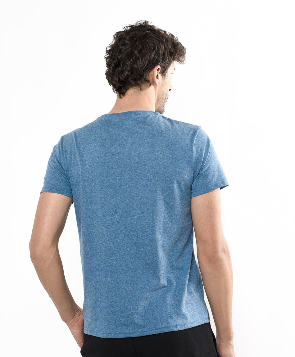 Remera deportiva hombre l&iacute;nea monta&ntilde;a