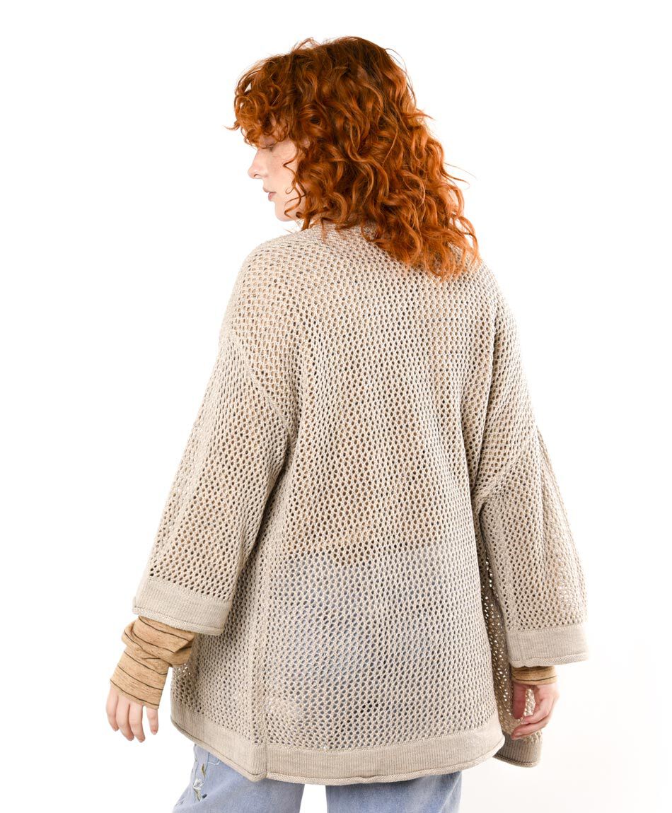 Cardigan mujer calado