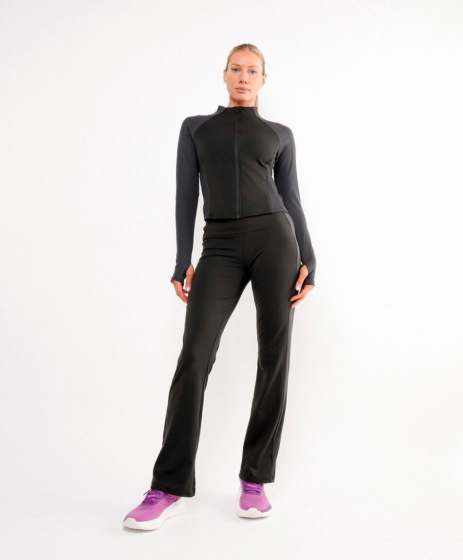 Buzo deportivo mujer dise&ntilde;o texturizado