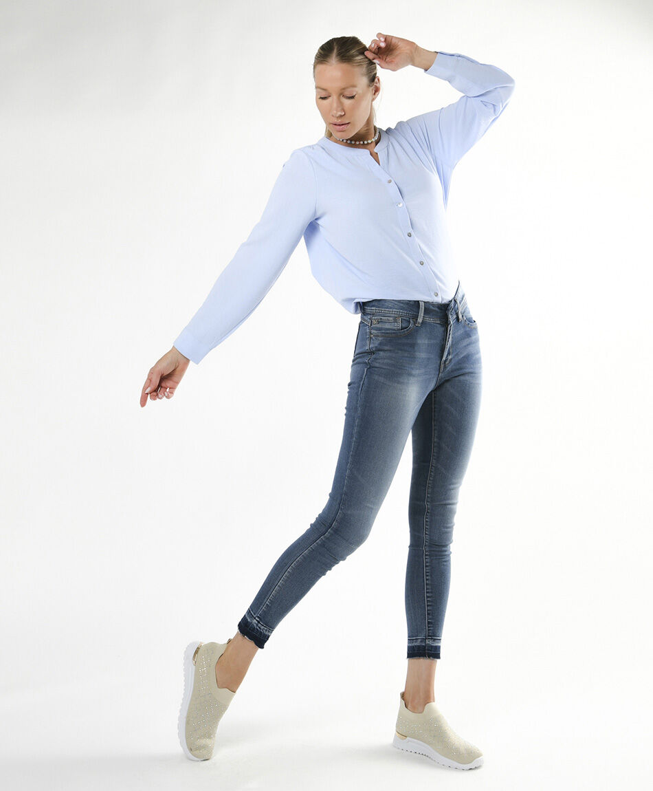 Jeans mujer desgastado skinny fit