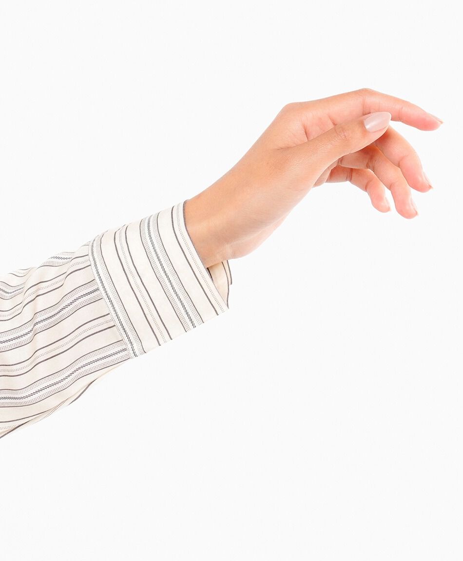 Camisa mujer estampado p&aacute;jaros