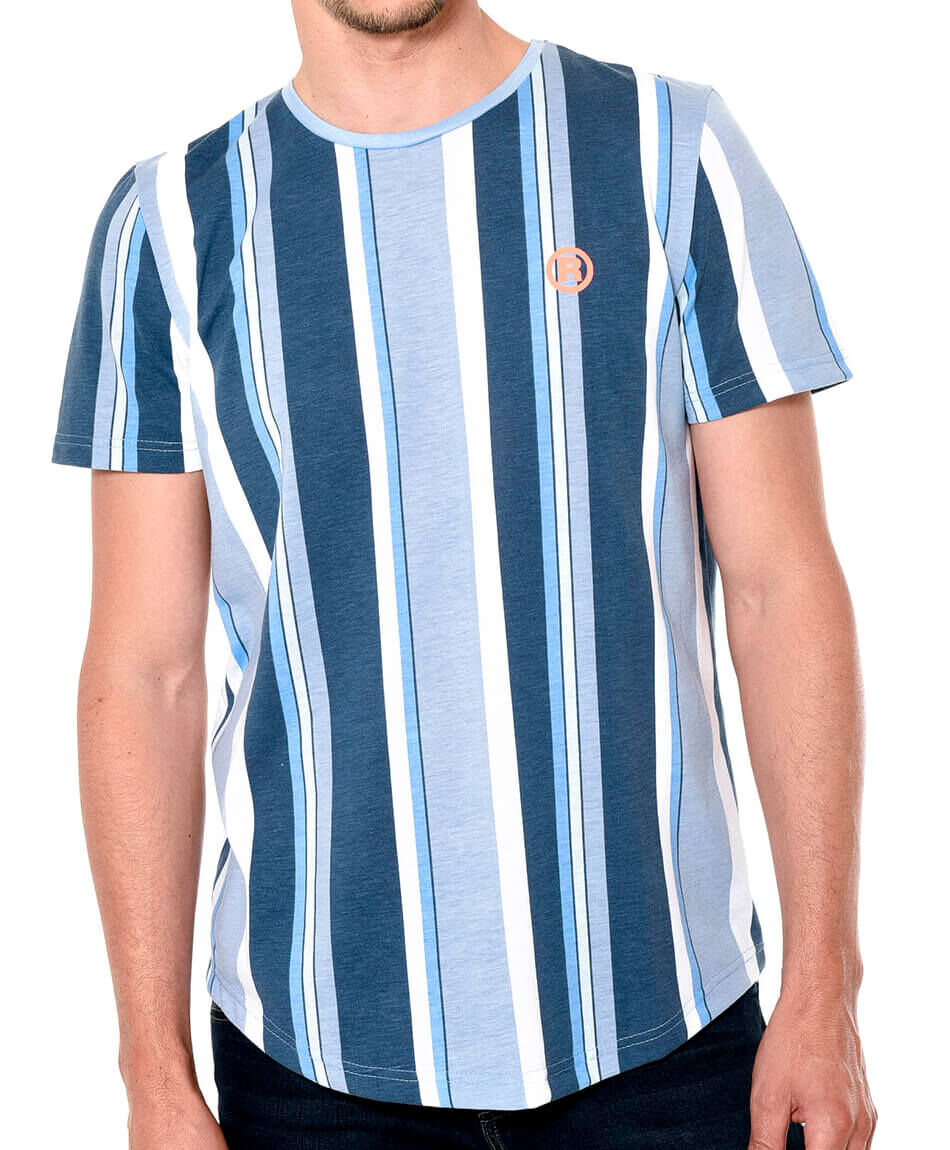 Polera retro rayas