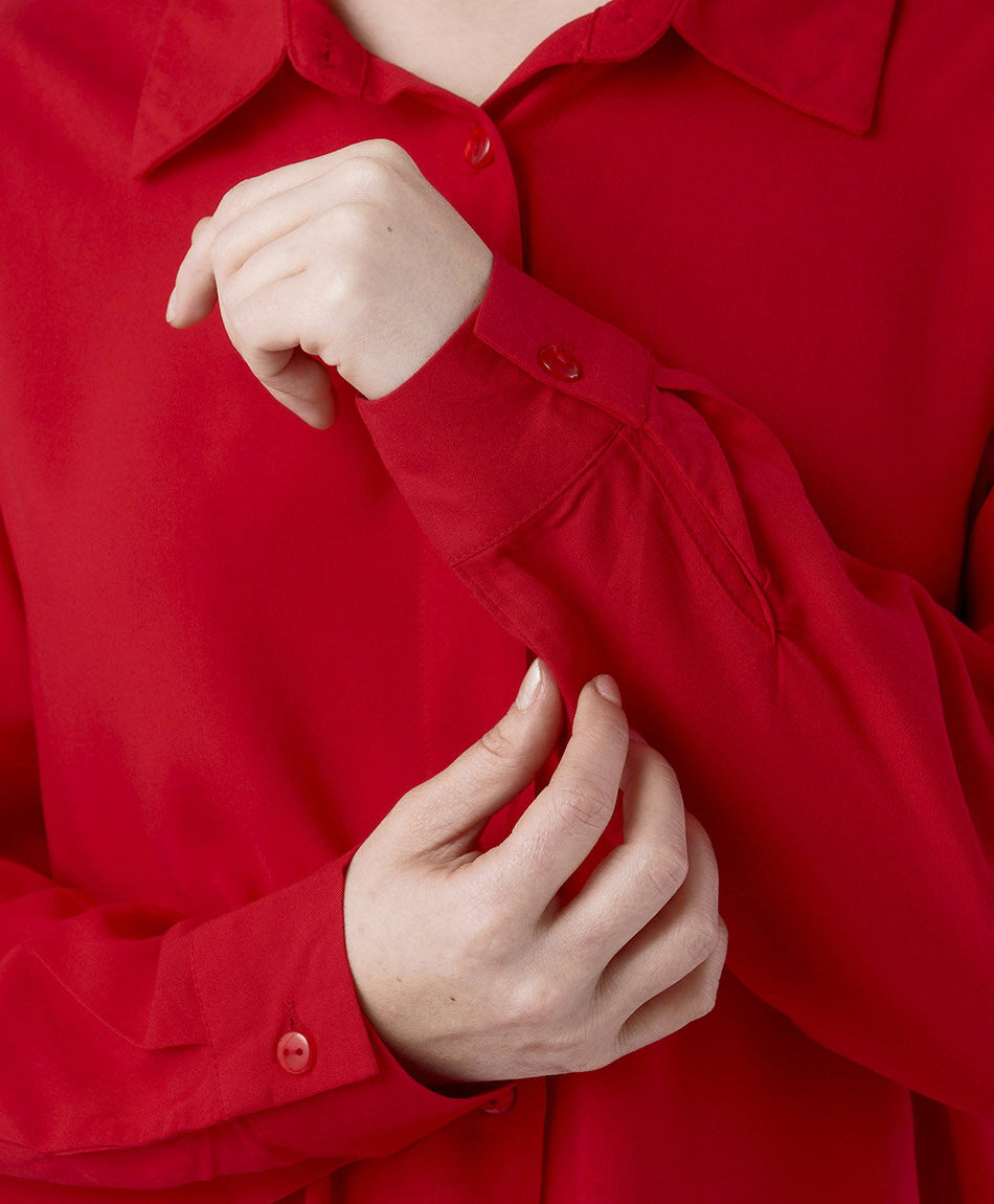 Camisa mujer camisera roja
