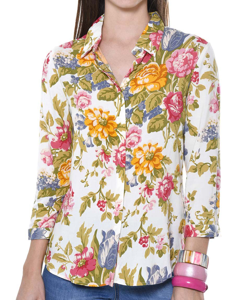Blusa estampada flores
