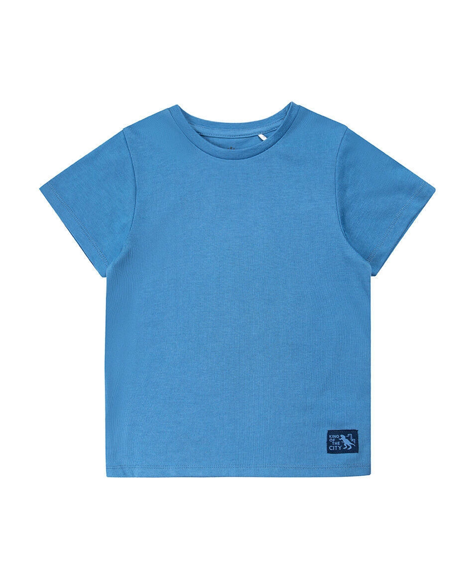 Remera beb&eacute; b&aacute;sica azul