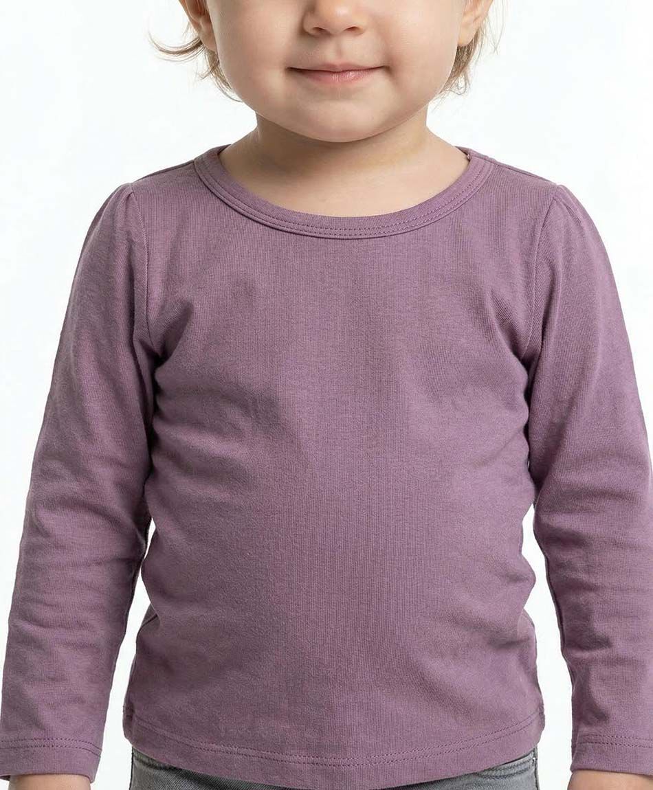 Remera beb&eacute; b&aacute;sica manga larga