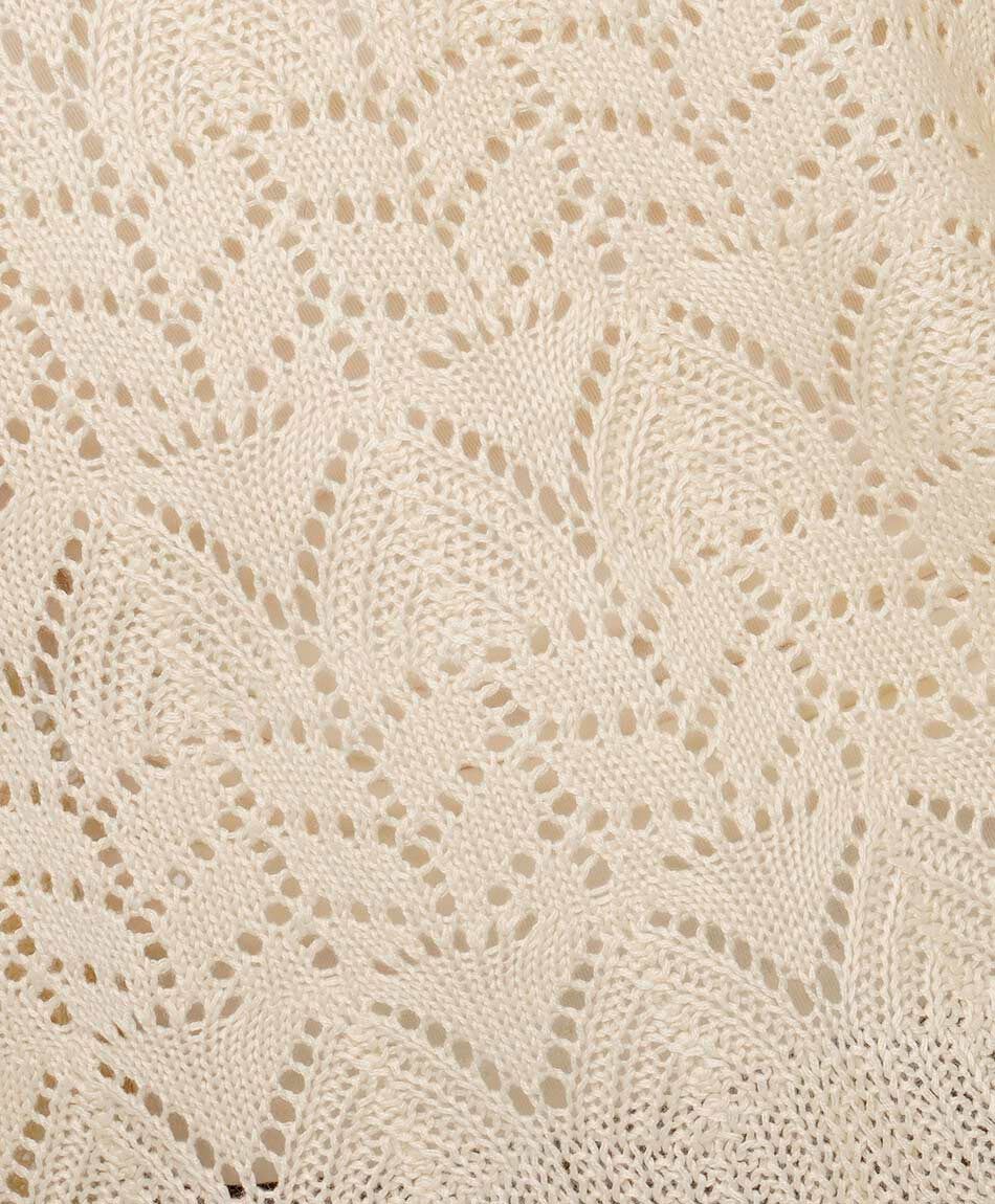 Cardigan mujer calado abierto