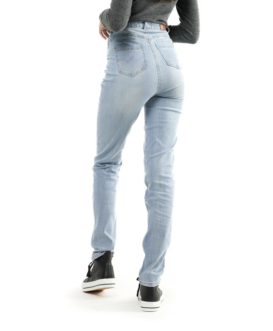 Jeans mujer semi push up skinny fit