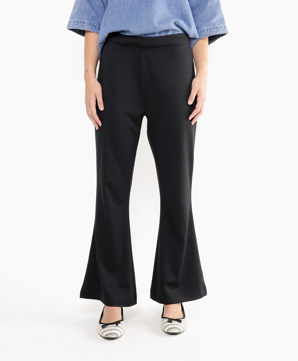 Pantal&oacute;n mujer liso flare