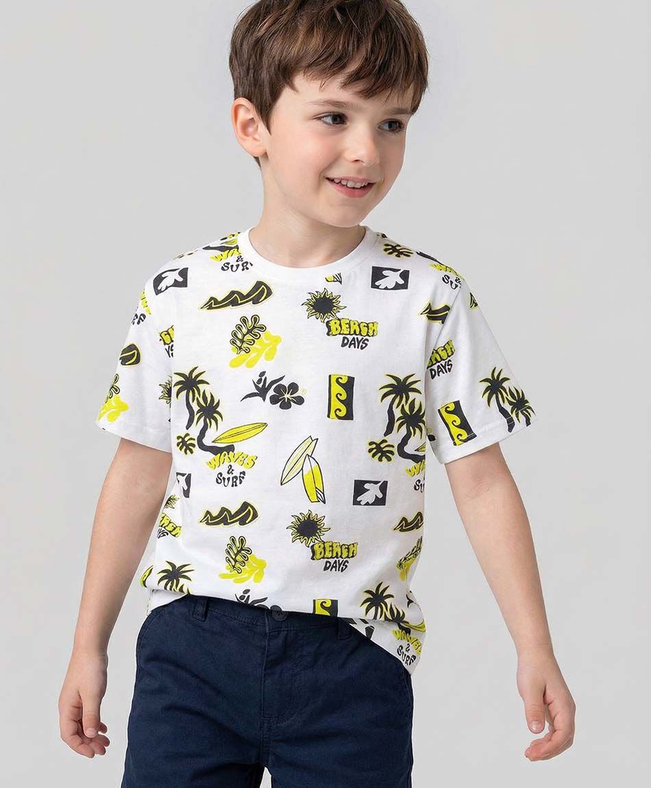 Remera ni&ntilde;o mix playa