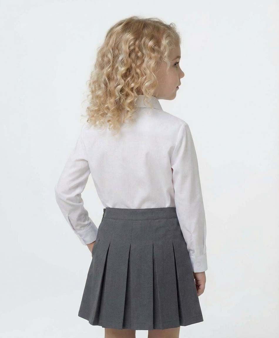 Camisa escolar blanca cl&aacute;sica