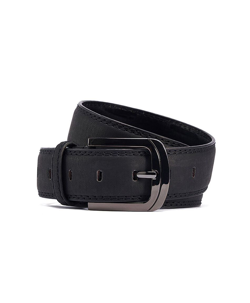 Cintur&oacute;n hombre negro