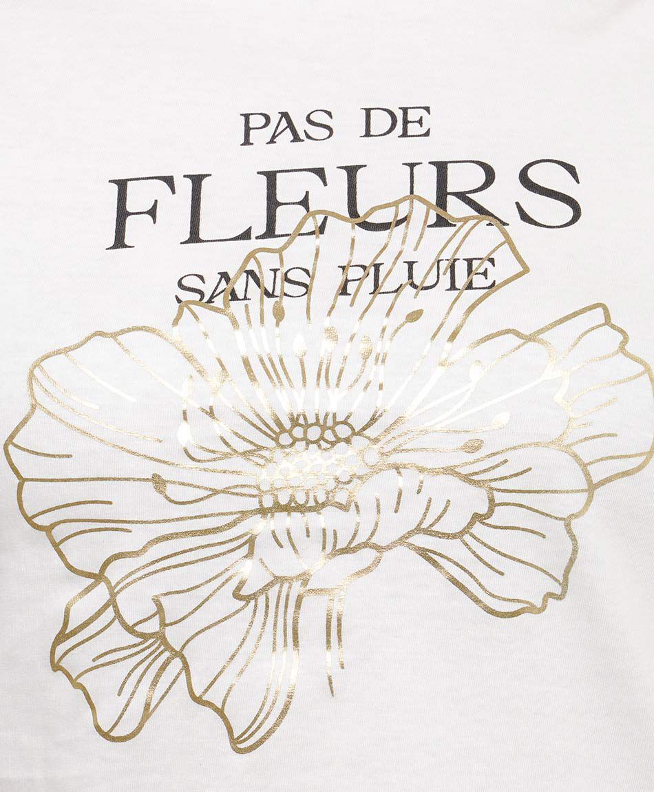 Remera mujer flor