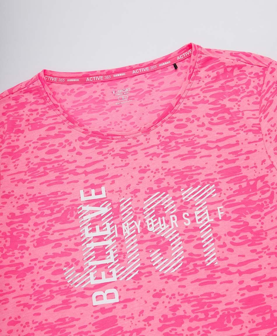 Polera deportiva mujer believe