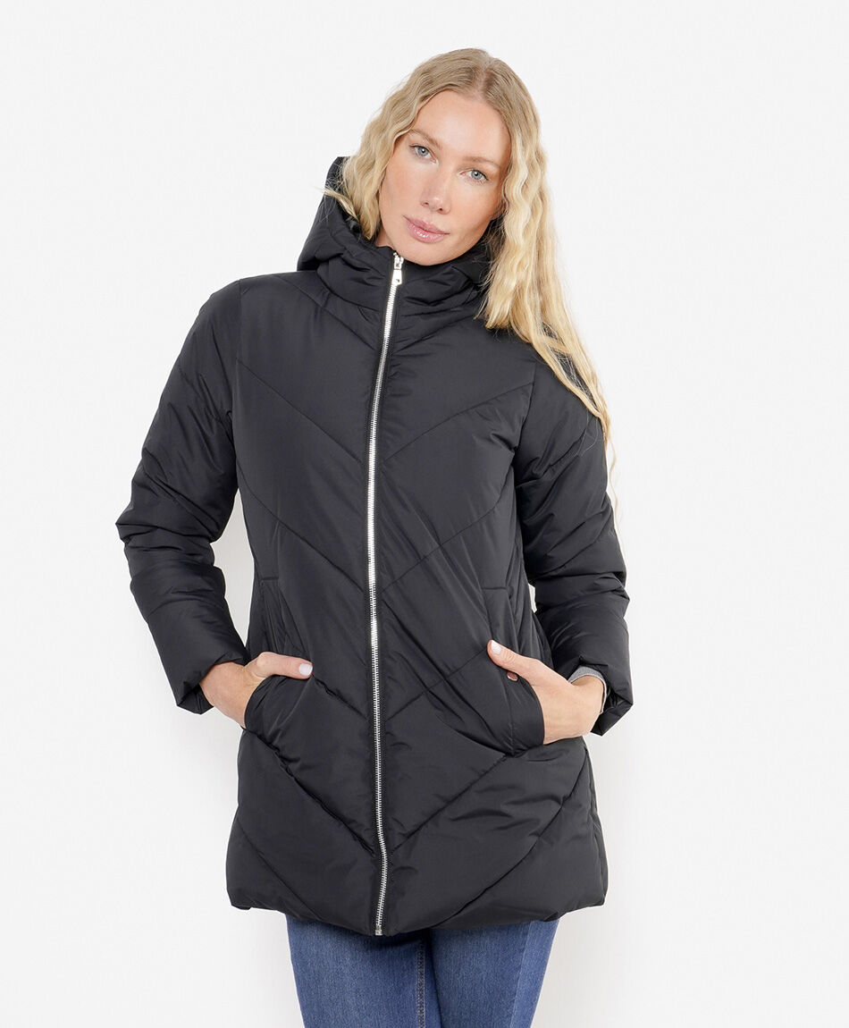 Parka mujer larga cierre