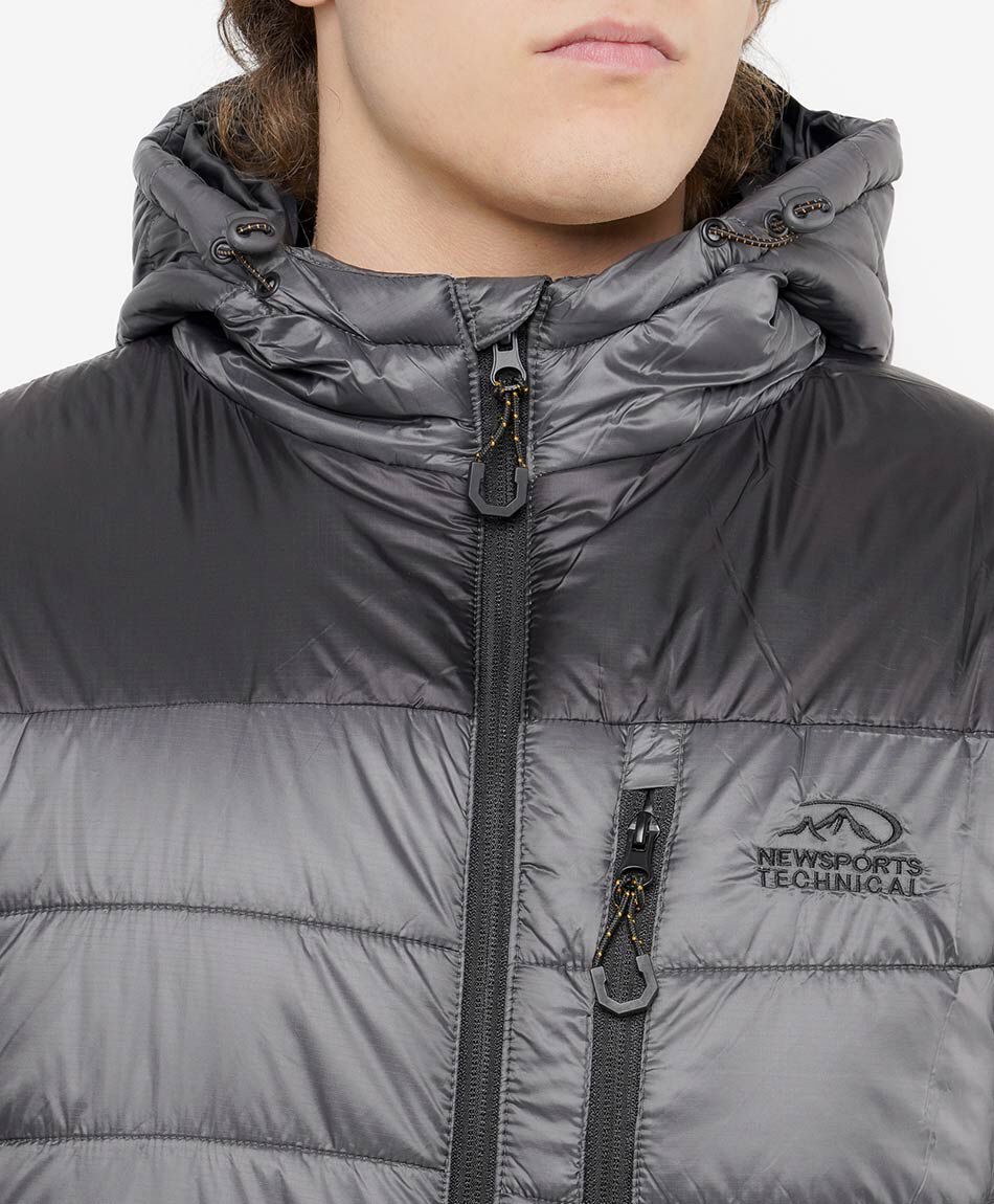 Parka deportiva hombre costuras