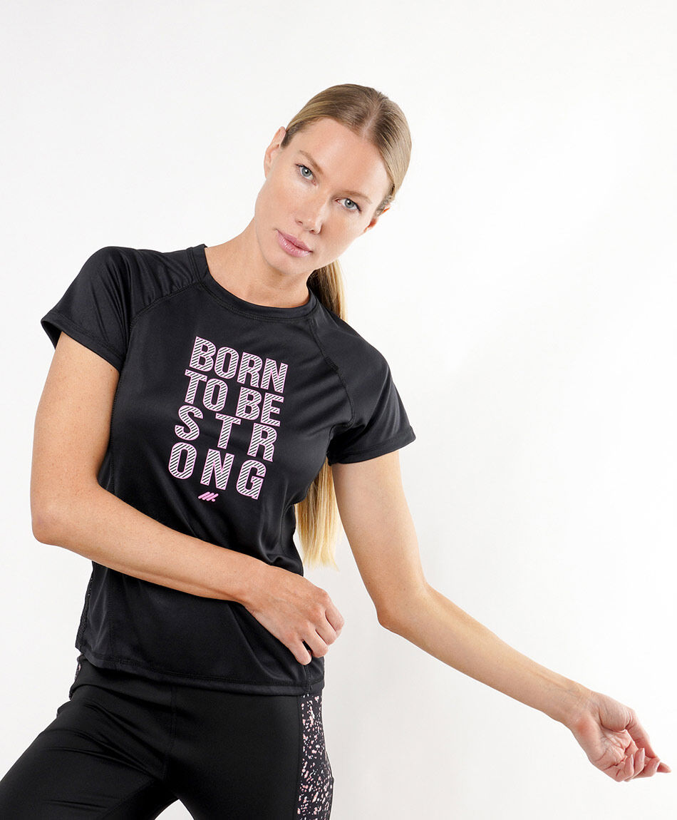 Remera deportiva mujer malla