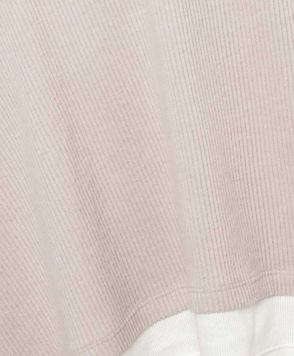 Remera mujer escote redondo profundo