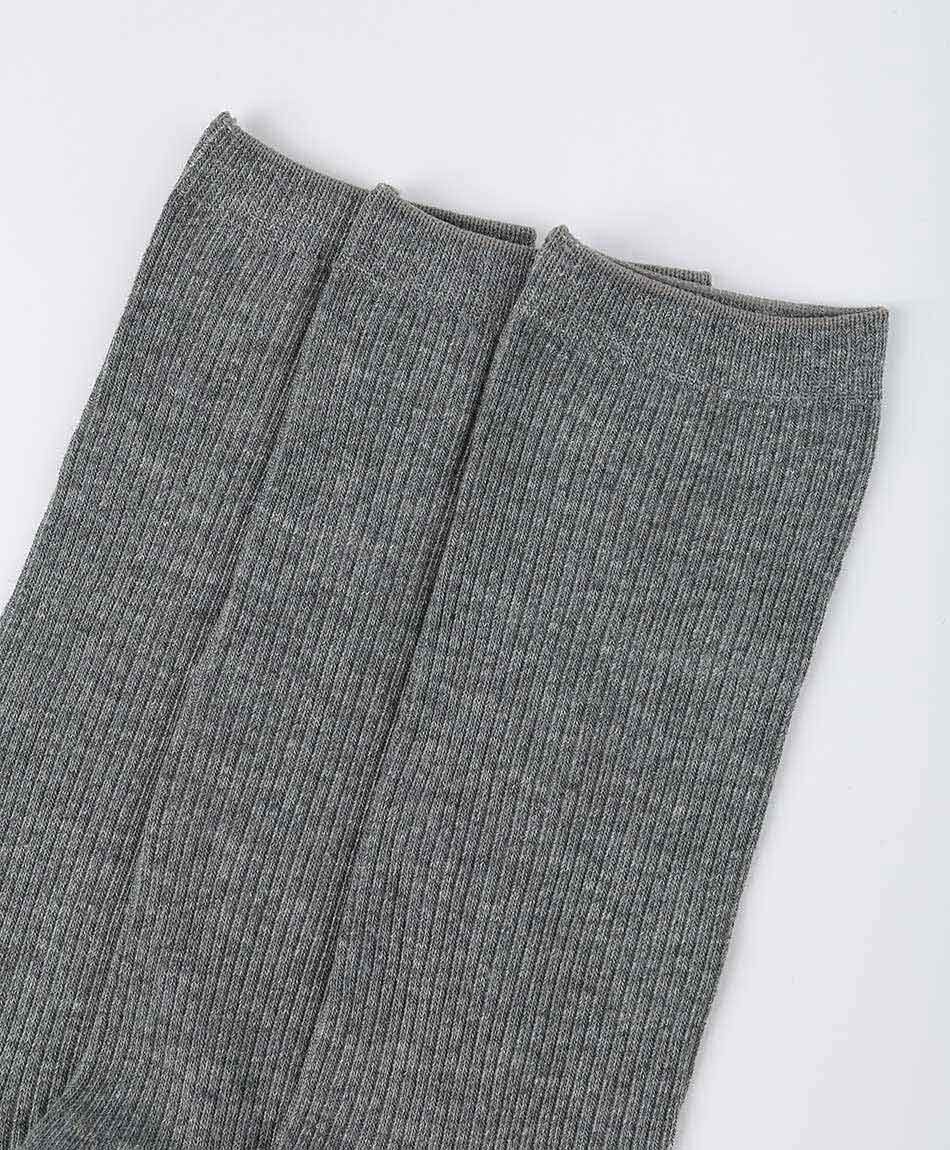 Pack 3 medias escolar largo gris