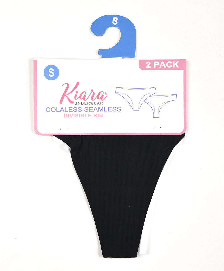 Pack 2 bombacha mujer colaless canal&eacute;