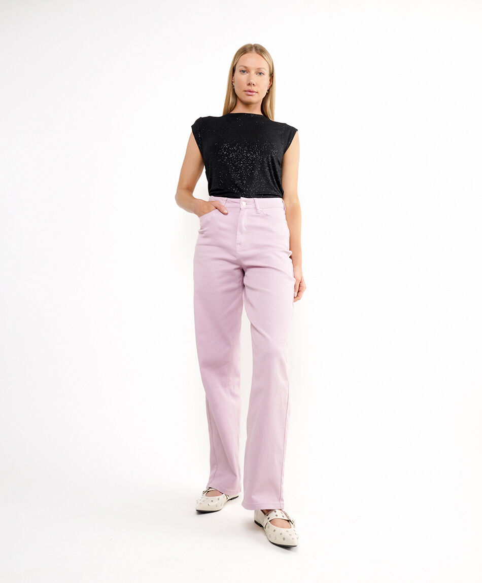 Jeans mujer pink basic