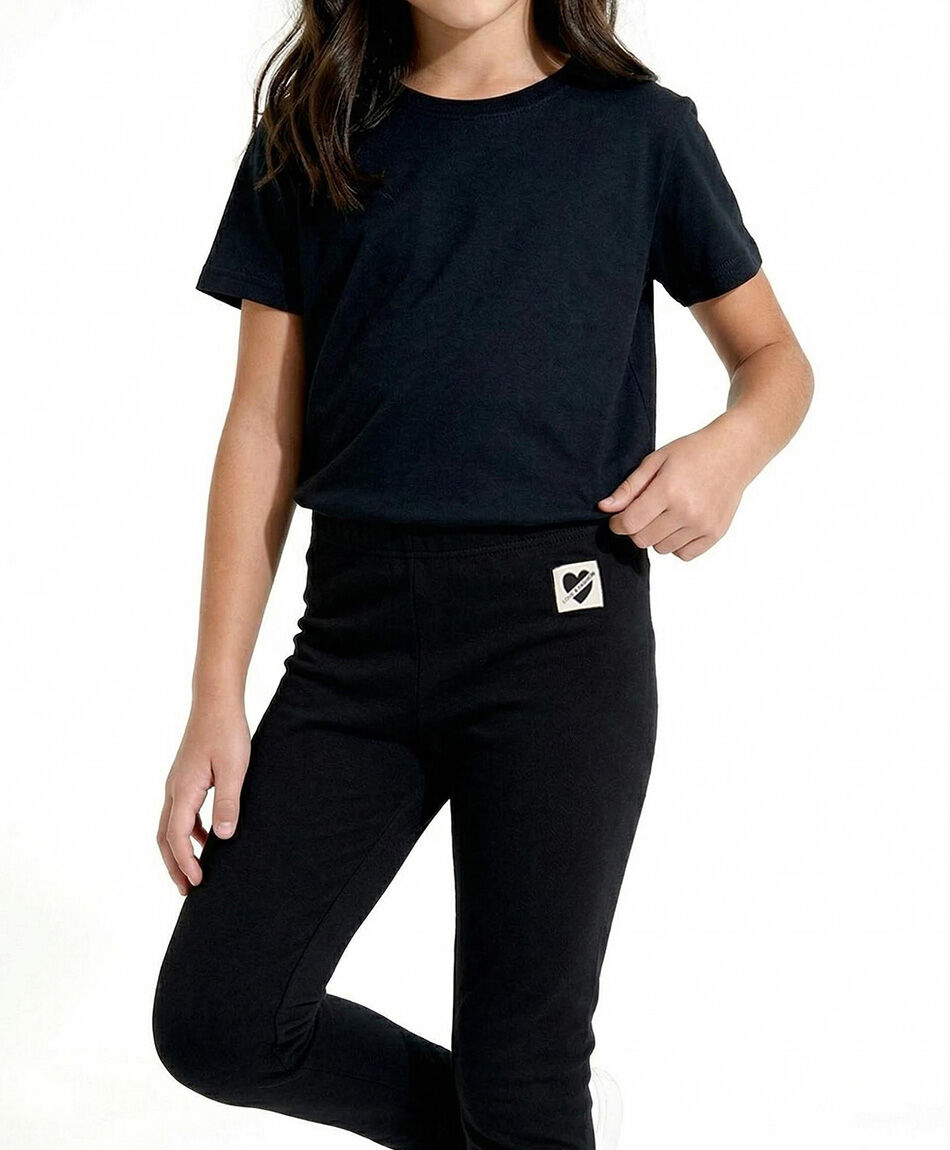 Leggins ni&ntilde;a forradas coraz&oacute;n