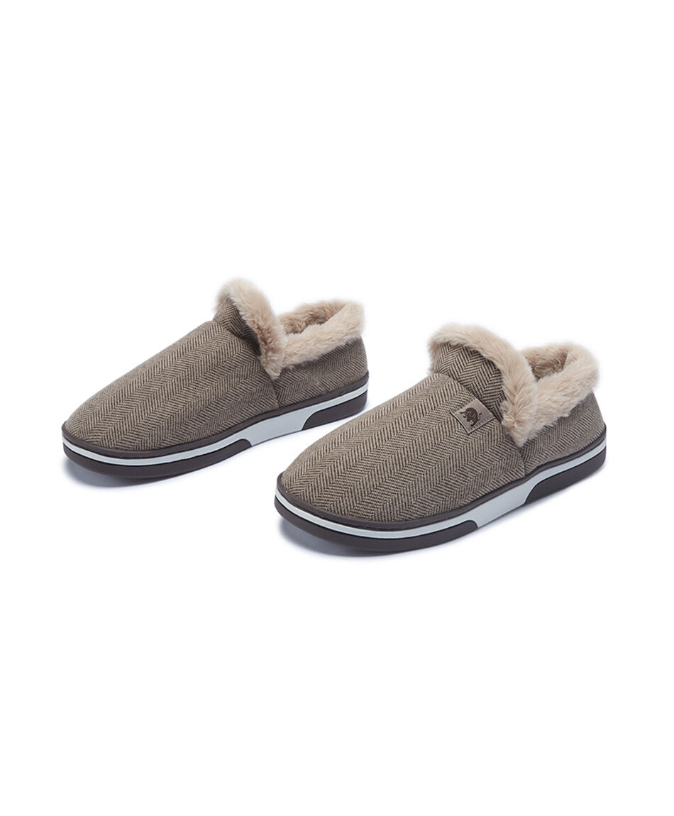 Pantufla hombre chiporro caf&eacute;
