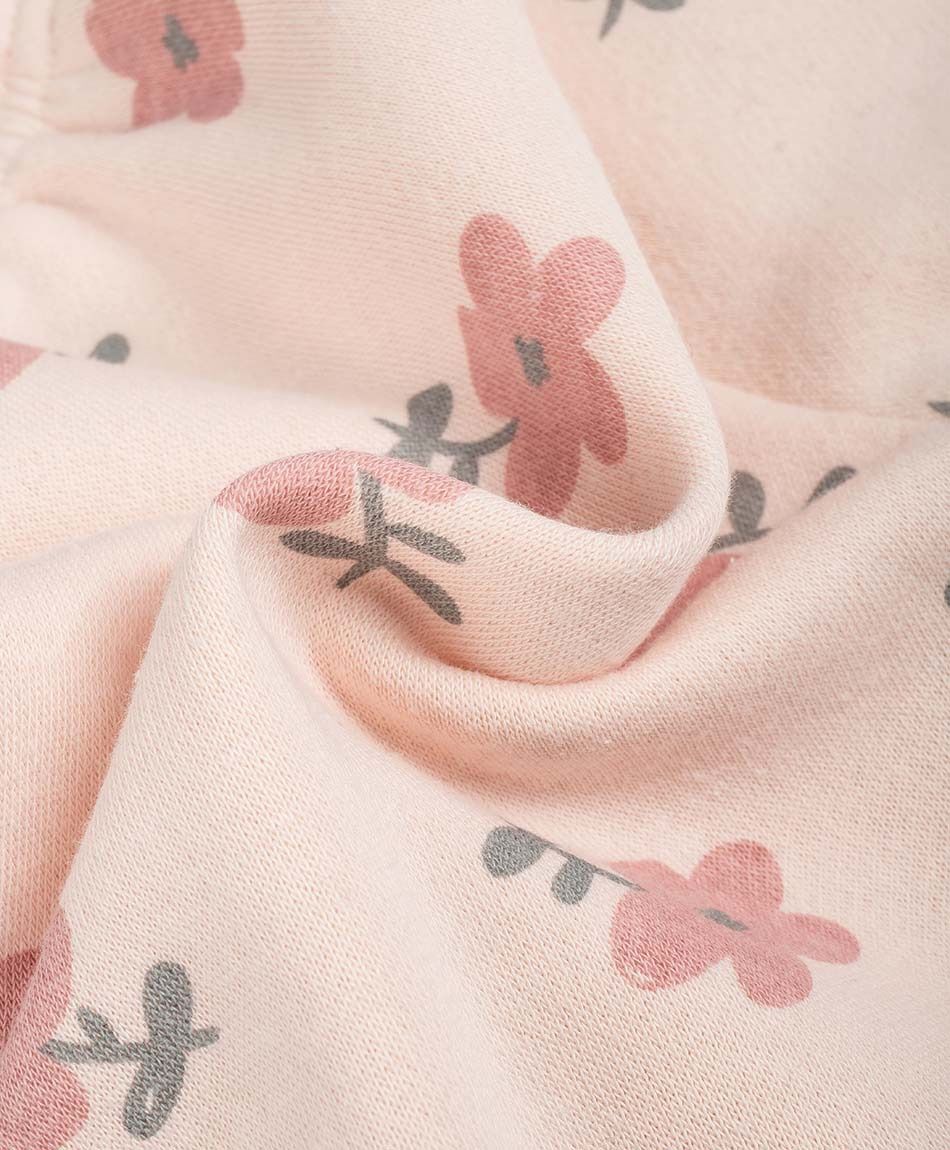 Pantal&oacute;n de buzo beb&eacute; floreado