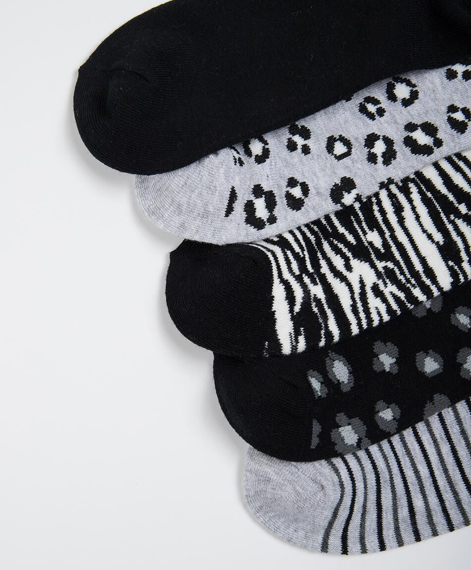 Pack 5 medias mujer cortos variedades