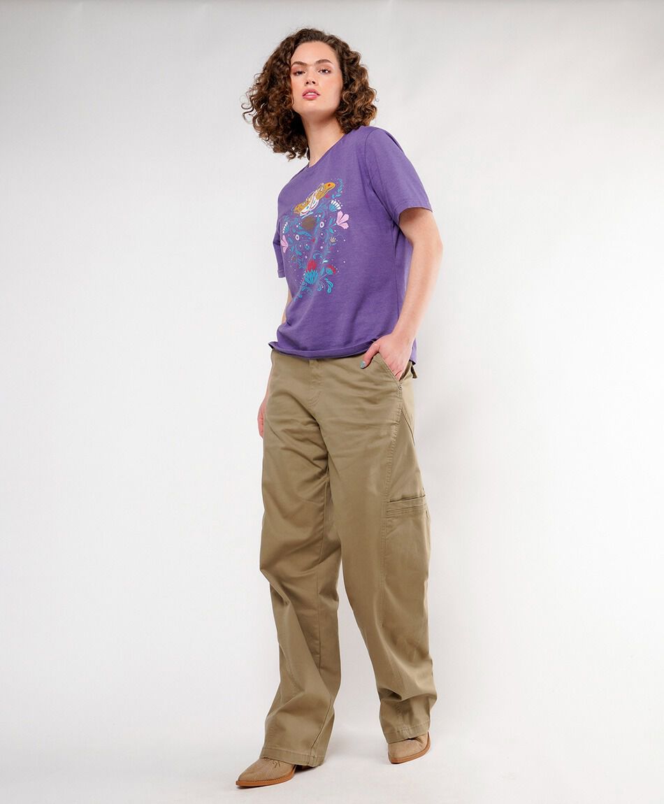 Pantal&oacute;n mujer cortes wide