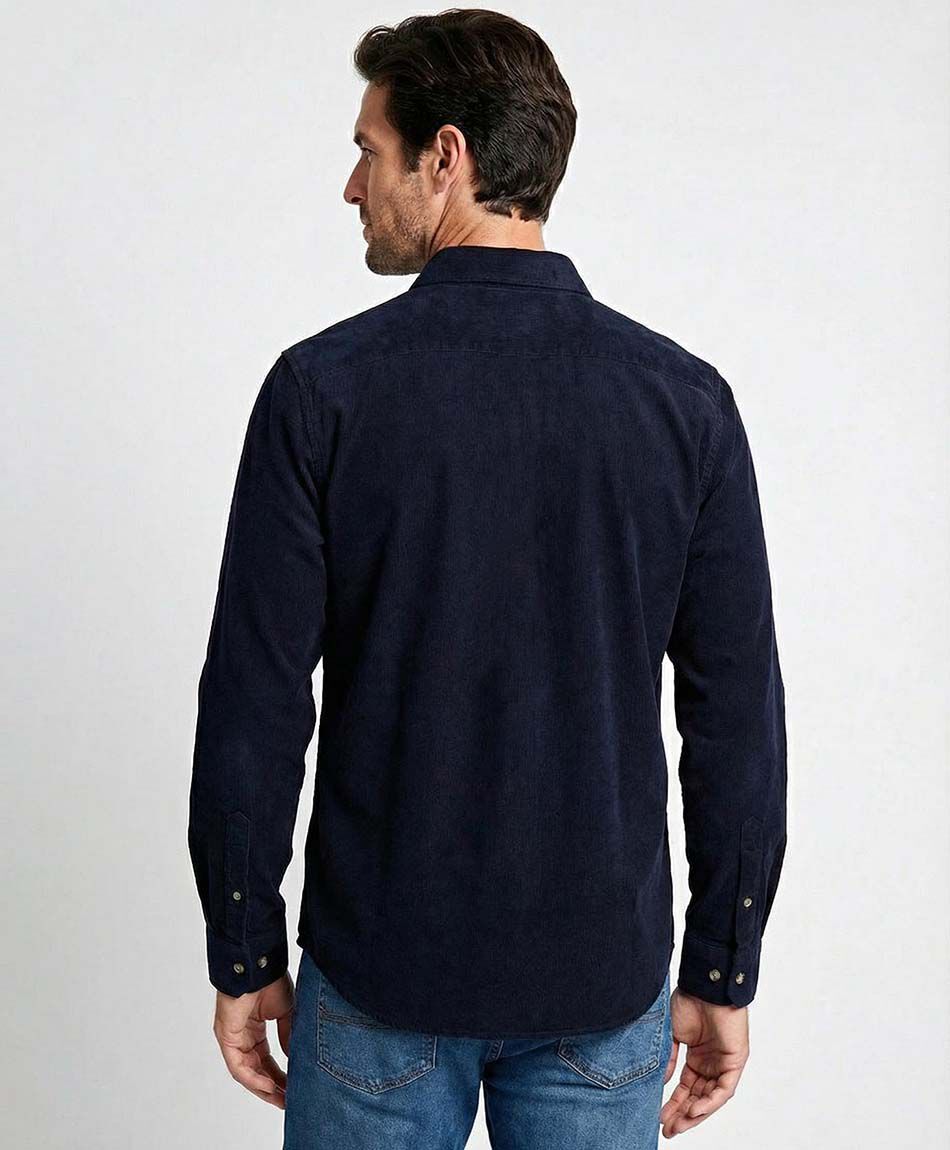 Camisa hombre cl&aacute;sica corderoy