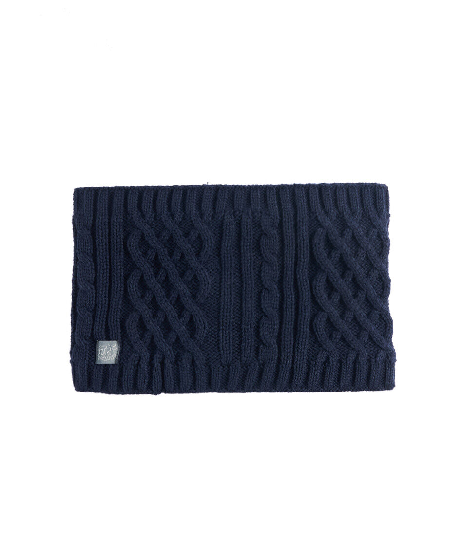 Cuello escolar tejido