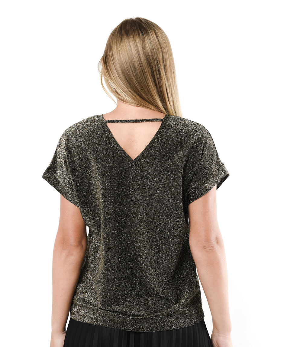 Remera mujer brillante
