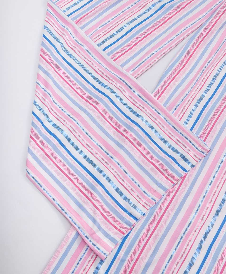 Pijama mujer azul pantal&oacute;n rayas