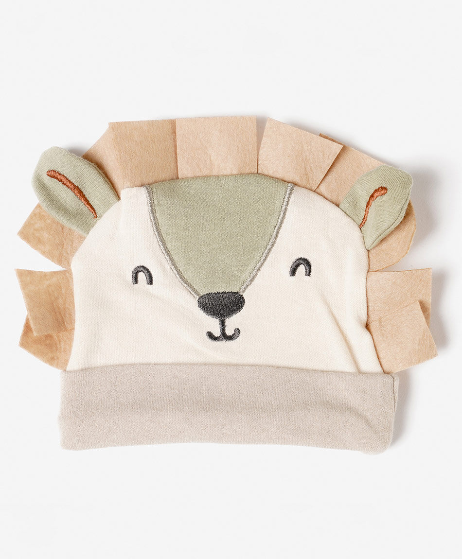 Set gorro + calcetines beb&eacute; animalito