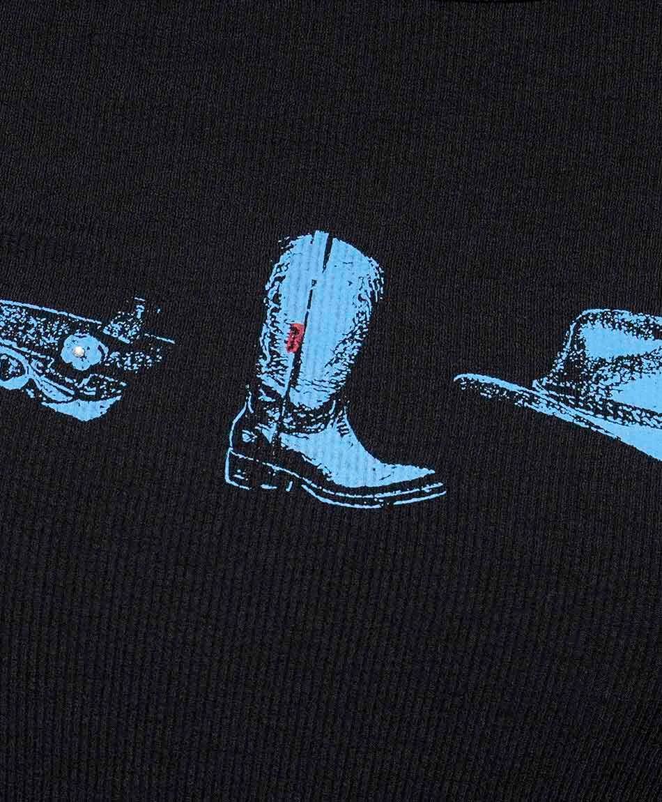 Remera mujer estampado vaquera