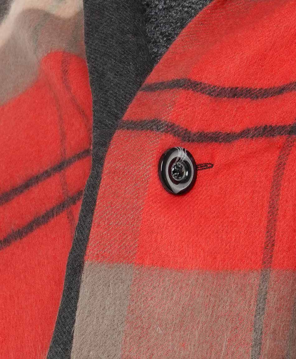 Poncho mujer broche bot&oacute;n