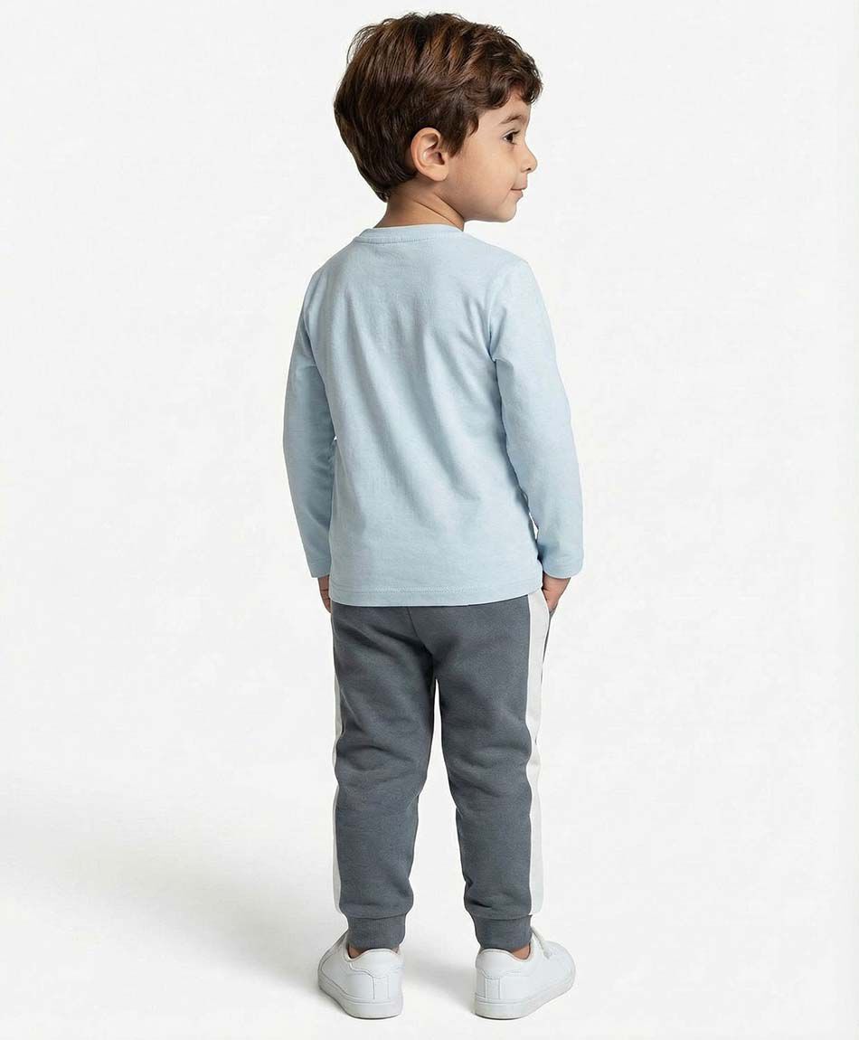 Pantal&oacute;n beb&eacute; buzo linea blanca