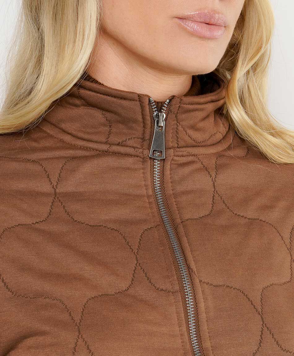 Campera mujer bomber chocolate