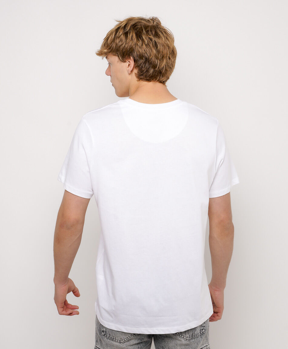 Remera hombre print cuello