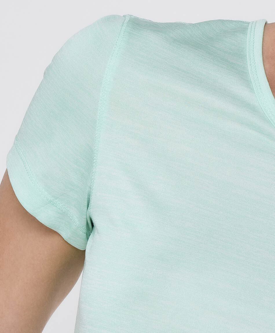 Remera deportiva mujer transparencia