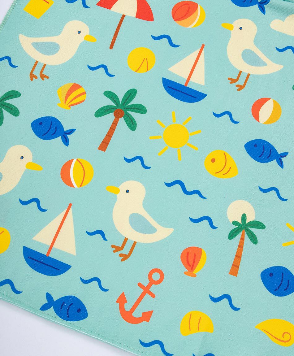 Poncho de ba&ntilde;o beb&eacute; verano